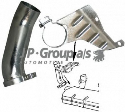 JP GROUP 8125000170 -  Соединительный трубка, канал отопления
